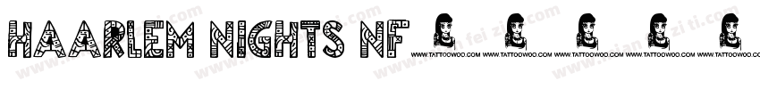 Haarlem Nights NF字体转换